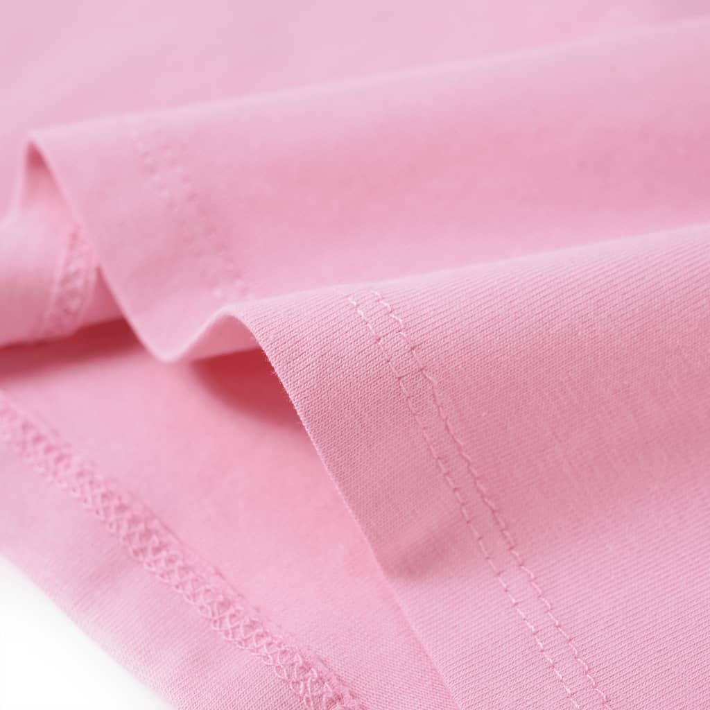 Children's Short Sleeve T-Shirt Light Pink 116