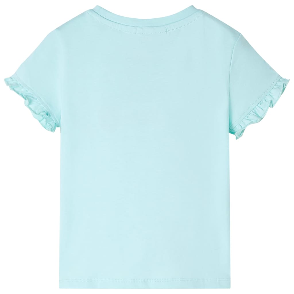 Kids' Short-Sleeved T-Shirt Light Blue 104