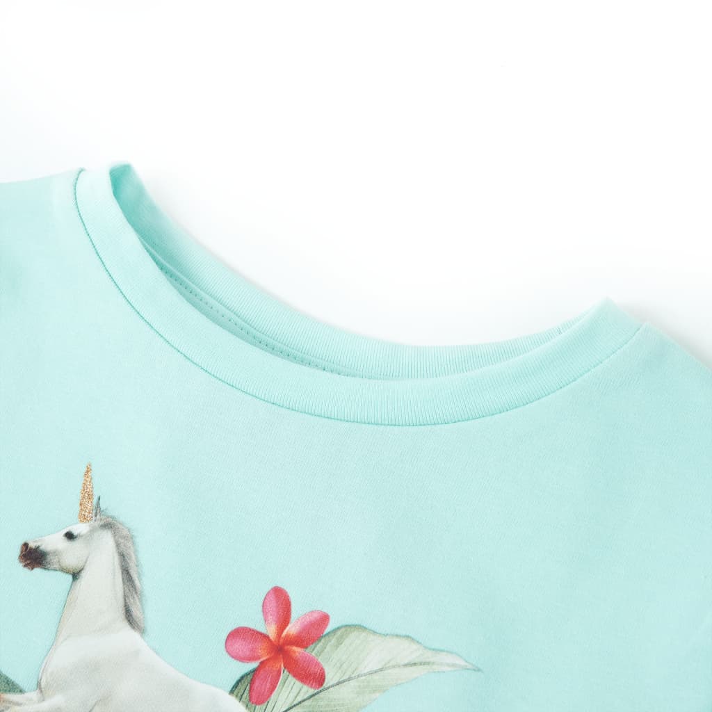 Kids' Light Blue Short-Sleeve T-Shirt 116