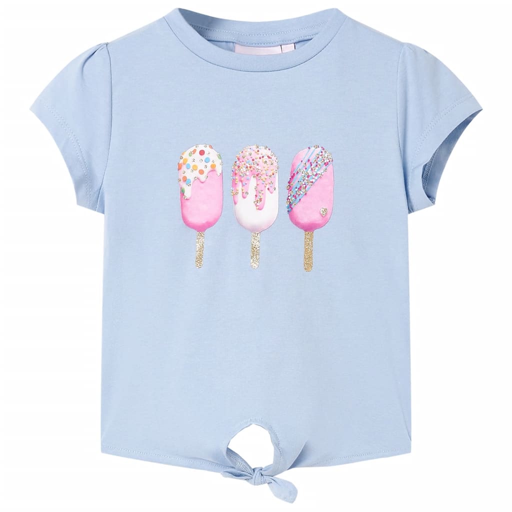 T-shirt enfant bleu 128