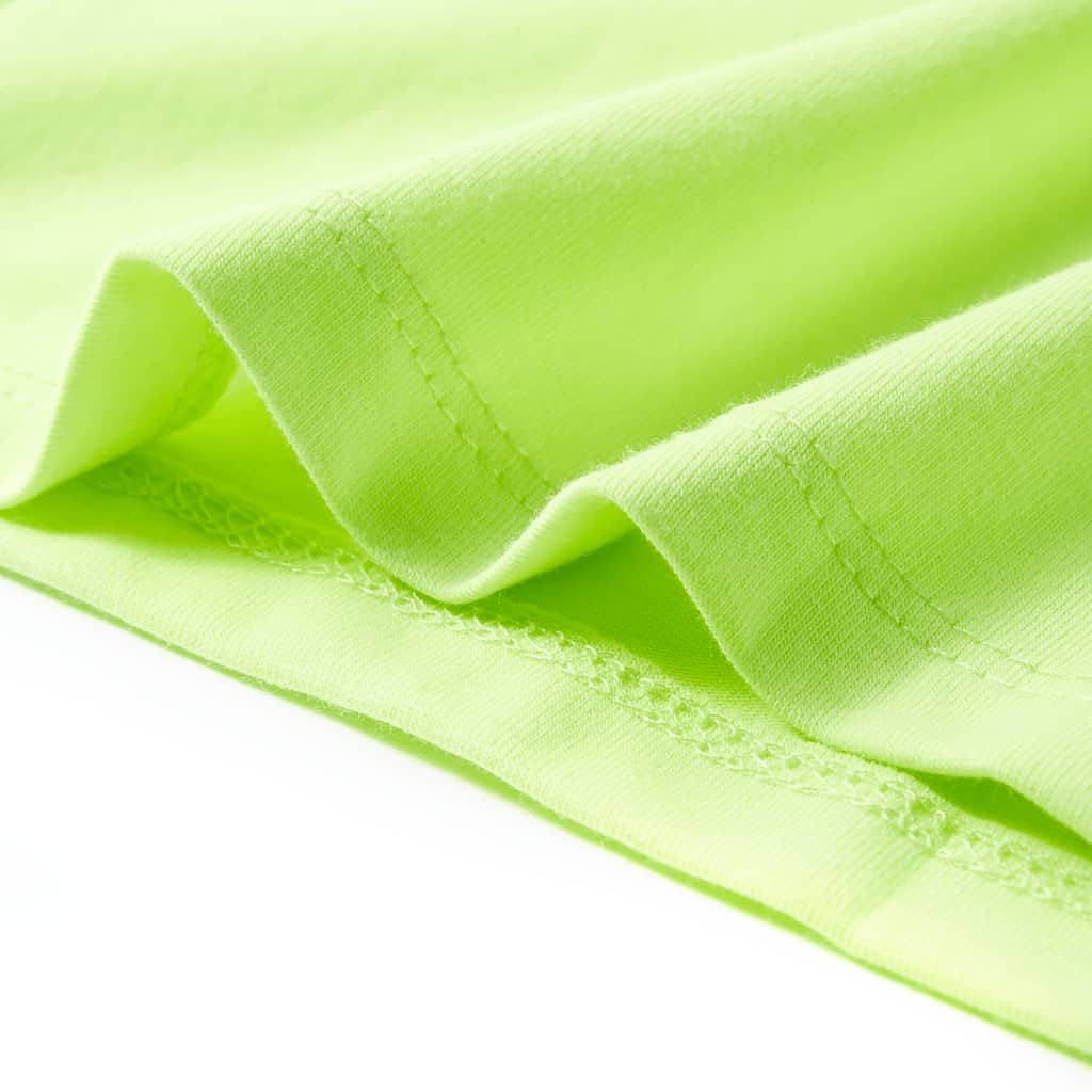 T-shirt enfant jaune fluo 116