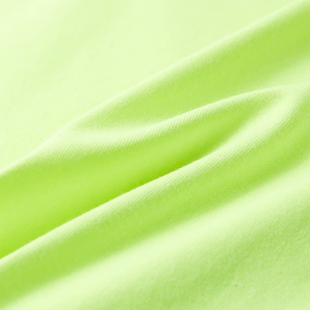 T-shirt enfant jaune fluo 116