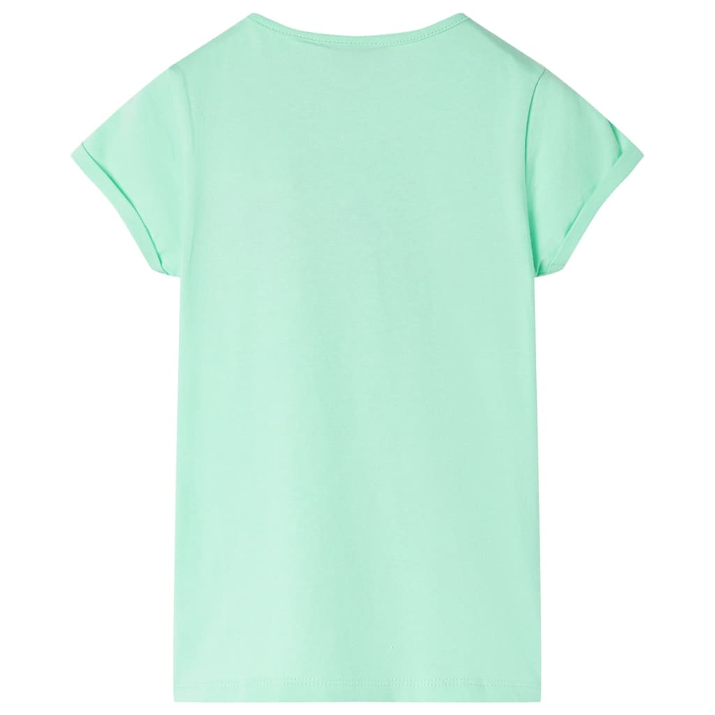 T-shirt enfant vert vif 104