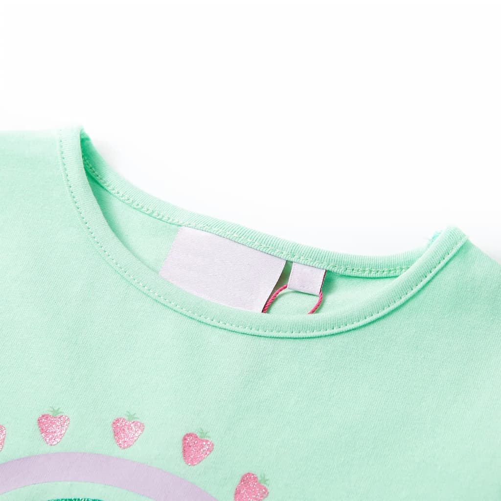 T-shirt enfant vert vif 104