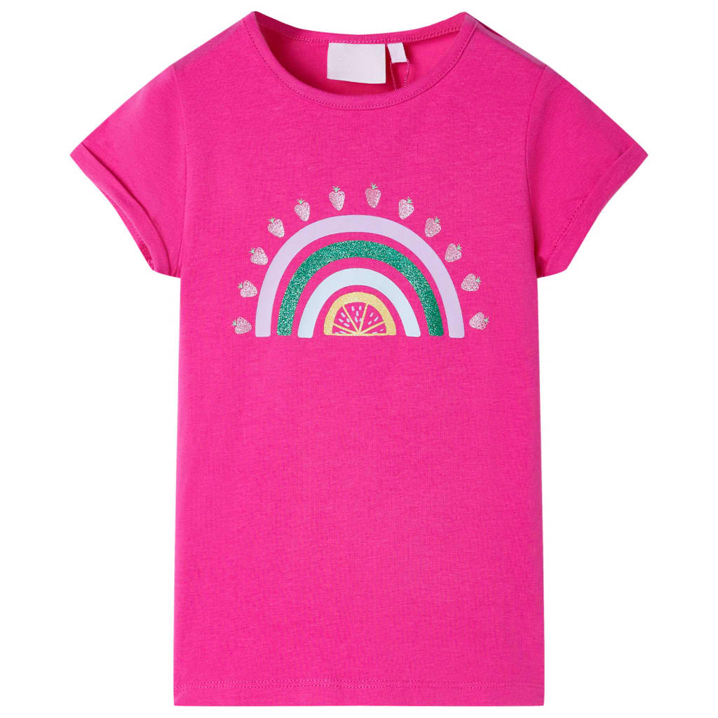 Kids' T-Shirt Dark Pink 116