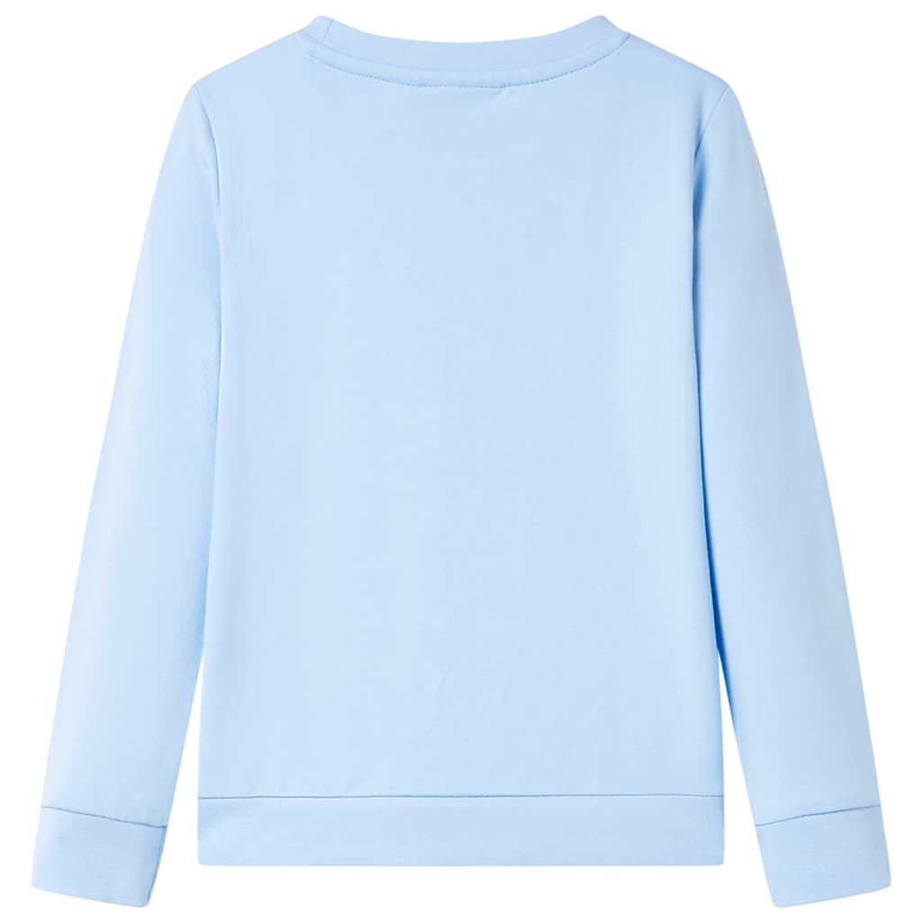 Sweatshirt enfant bleu clair 104