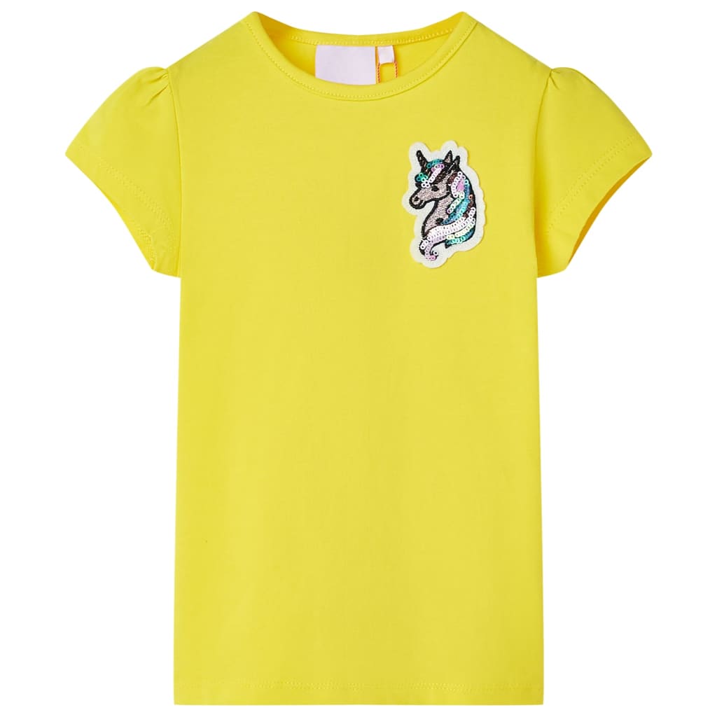 Children's T-shirt Bright Yellow 140