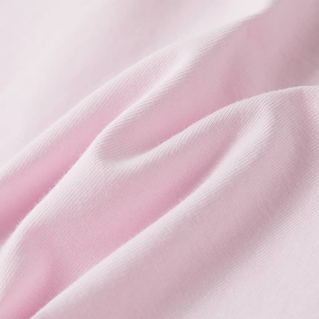 T-shirt enfant à manches volantées rose tendre 116