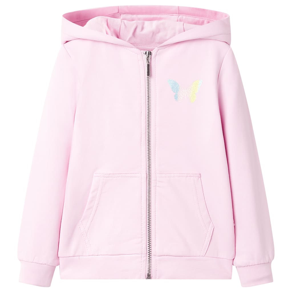 Kids' Hoodie Light Pink 116