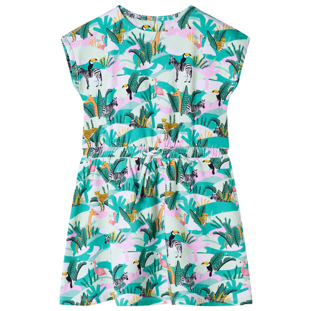 Children's Dress Light Mint Green 140