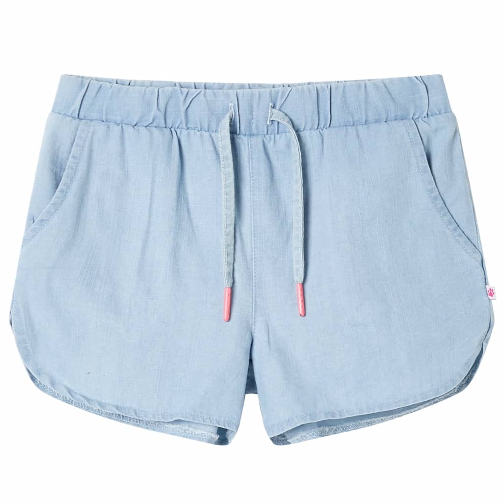 Kids' Shorts Light Denim Blue 128