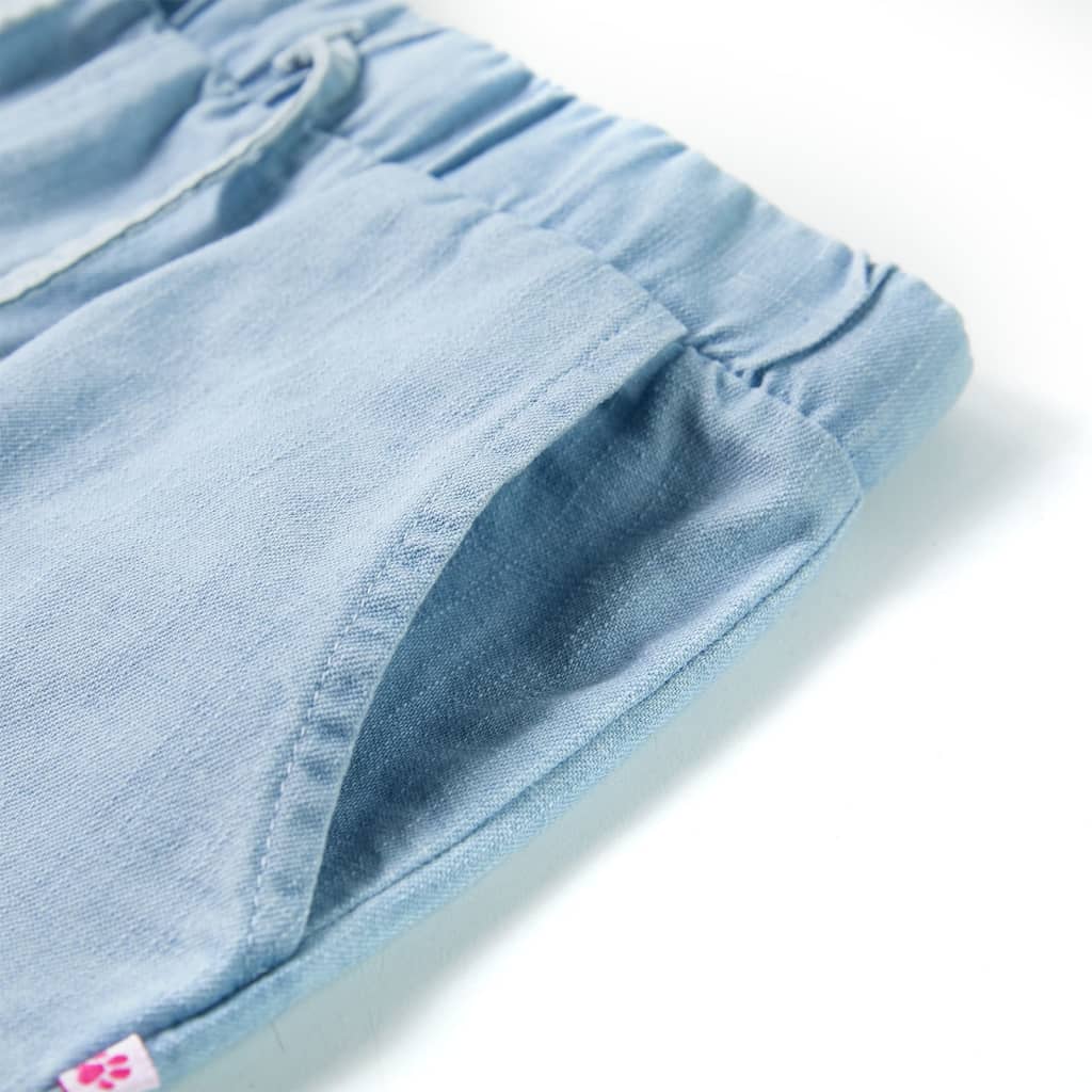 Kids' Shorts Light Denim Blue 128