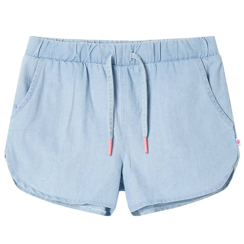 Short pour enfant bleu jean clair 140