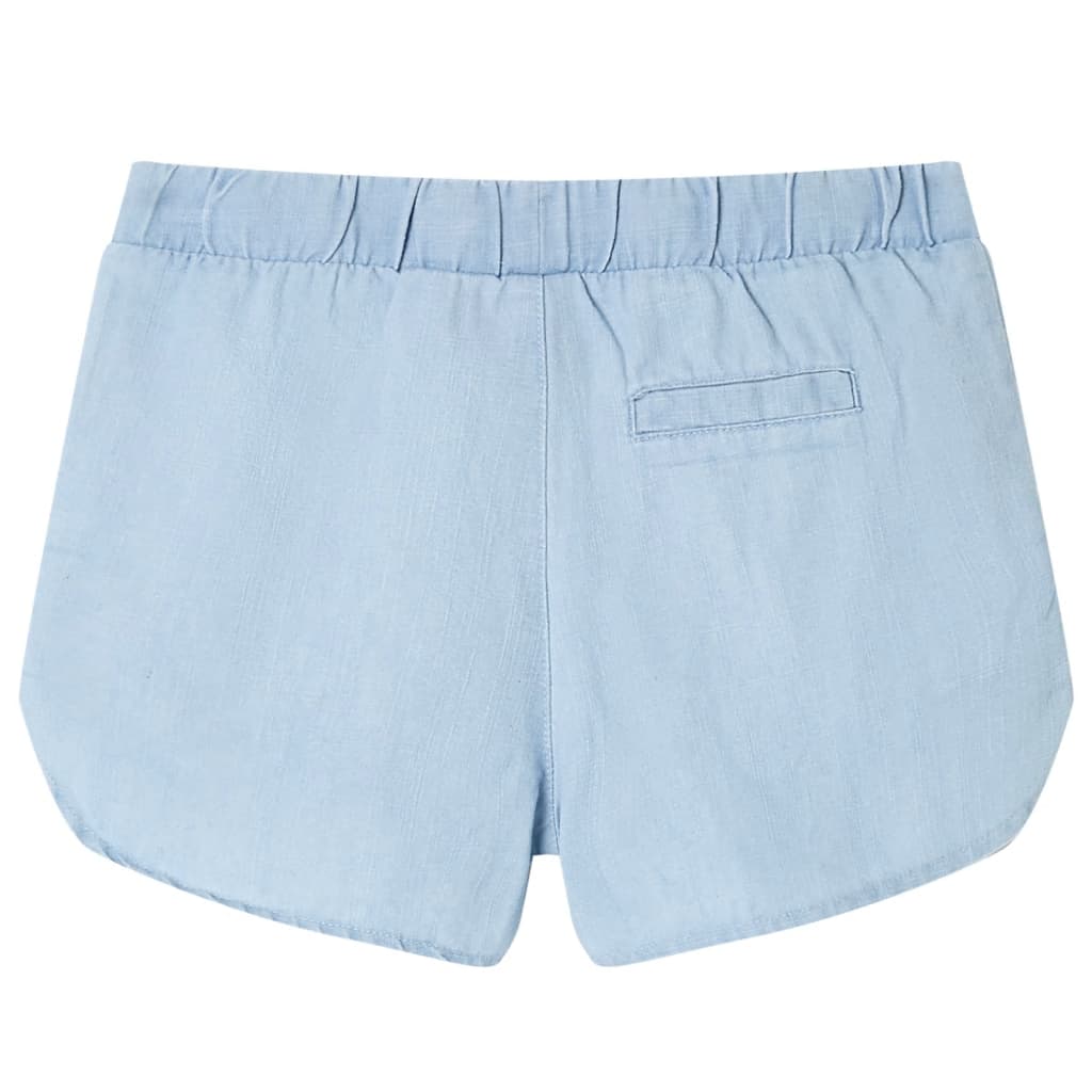 Short pour enfant bleu jean clair 140