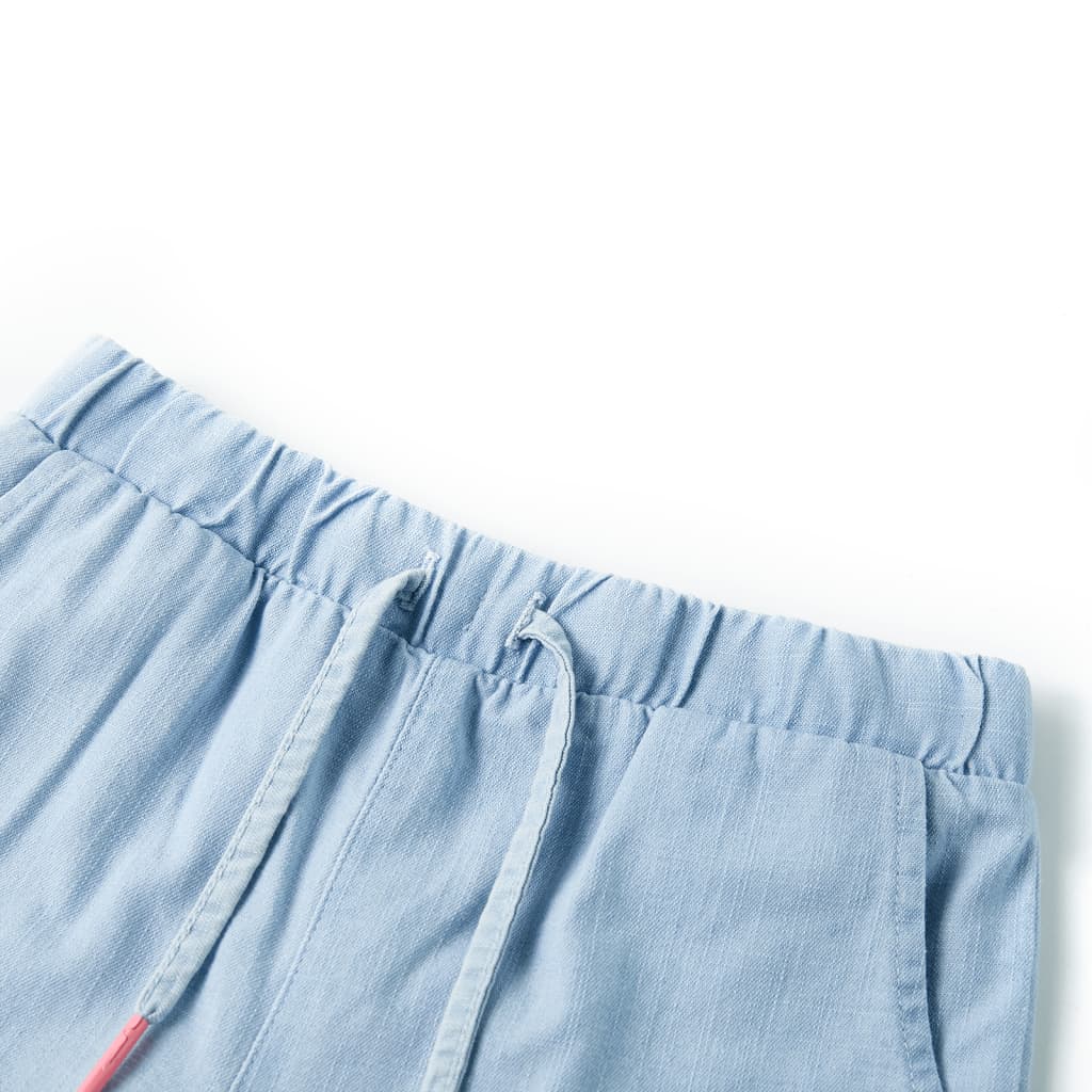 Short pour enfant bleu jean clair 140