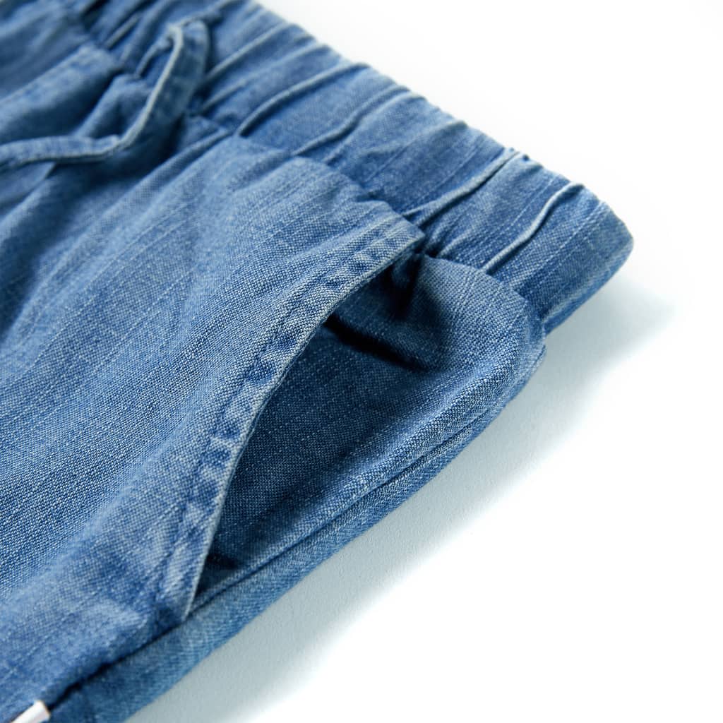 Kindershorts Jeansblau 128