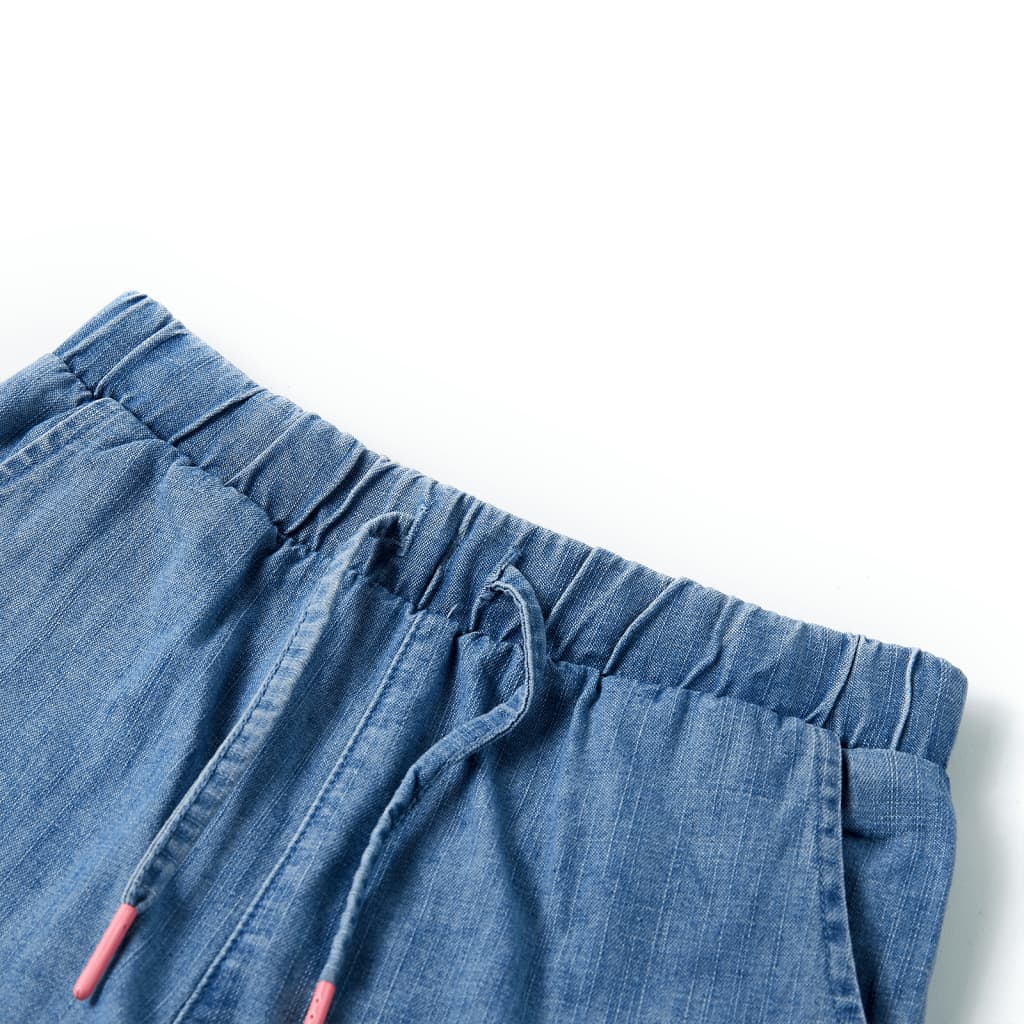 Kids Shorts Denim Blue 140