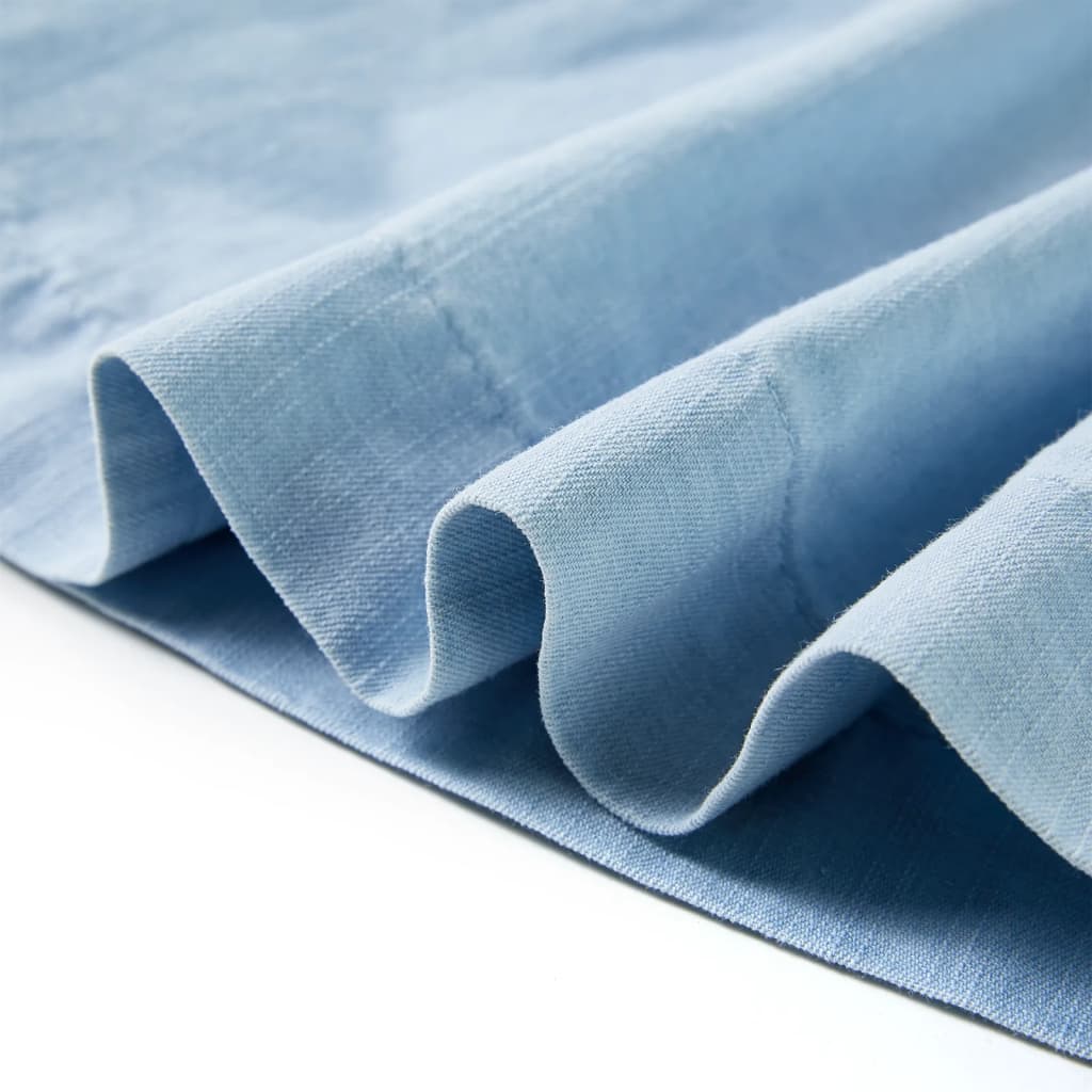 Robe pour enfant à volants bleu clair 116