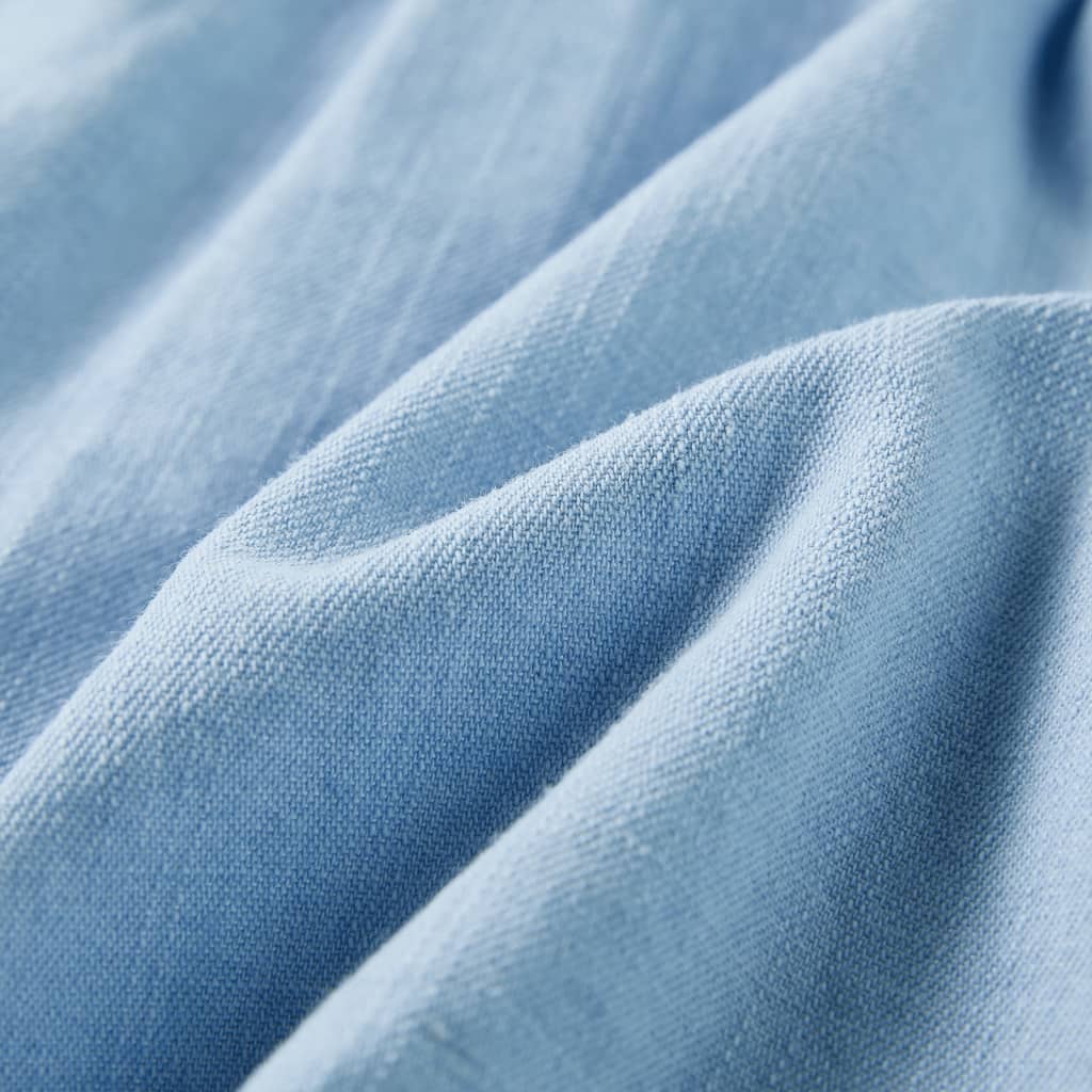 Robe pour enfant à volants bleu clair 116