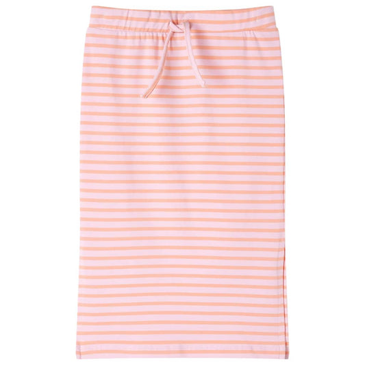 Kinderrock mit Streifen Gerade Rosa 128