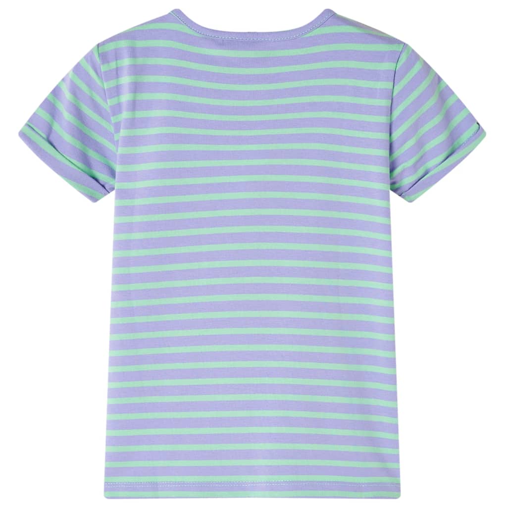 T-shirt enfant vert menthe clair 116