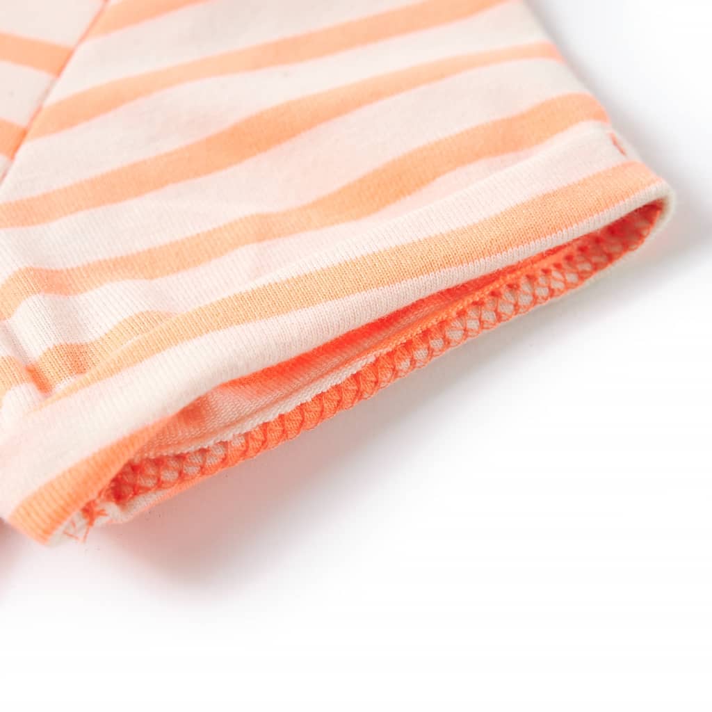 T-shirt enfant orange fluo 128