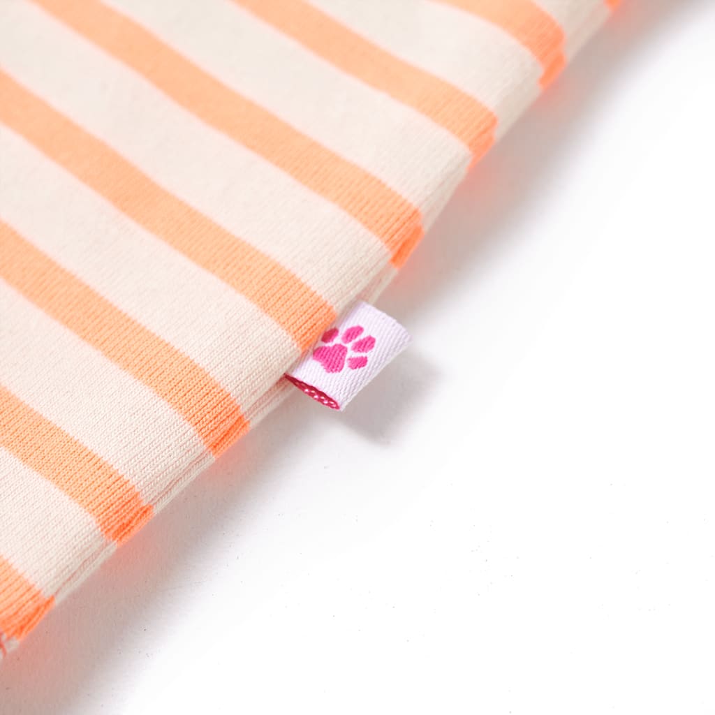 T-shirt enfant orange fluo 128