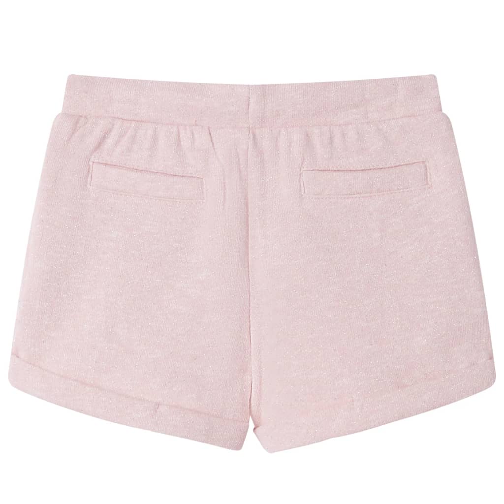 Kids' Shorts with Drawstring Light Pink 128