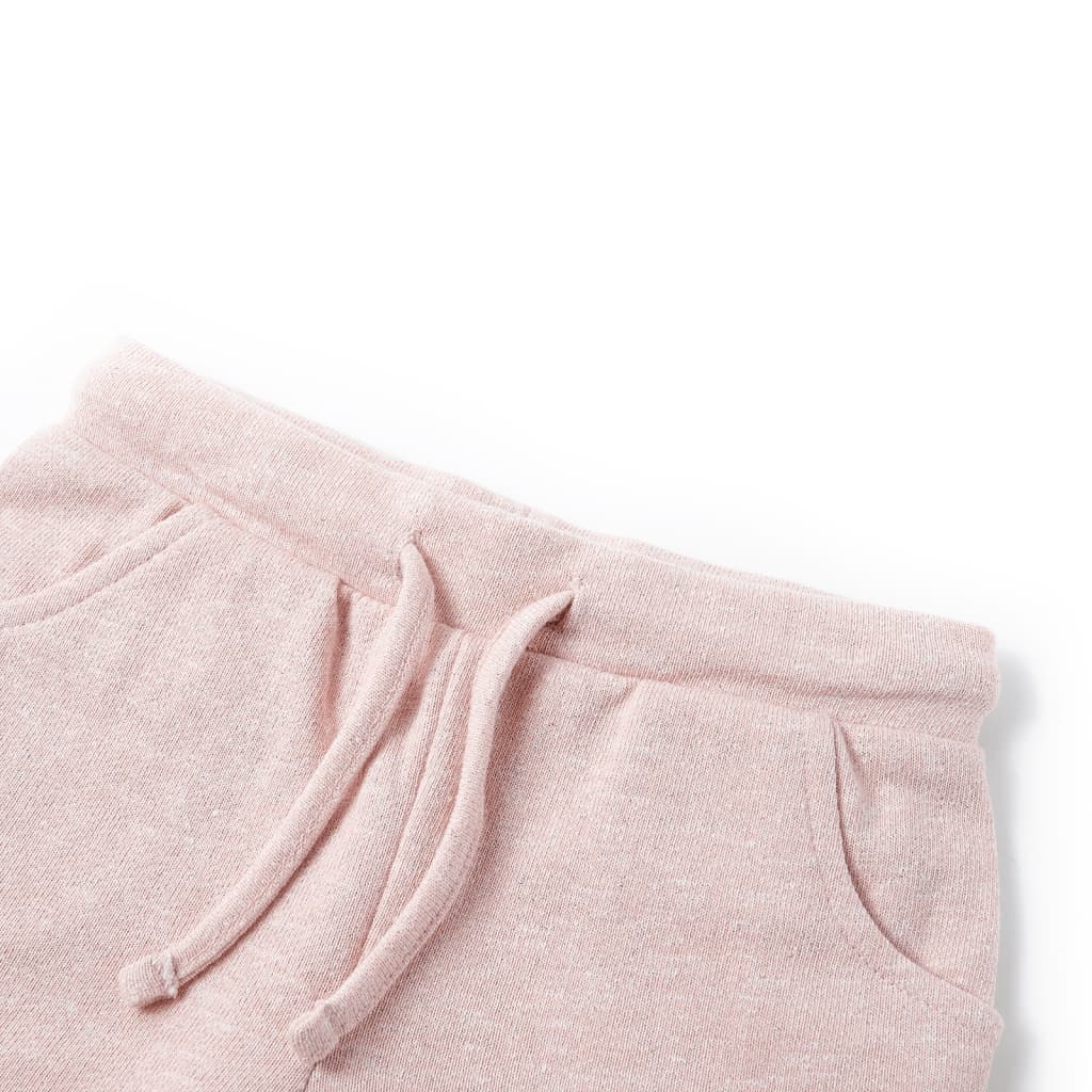 Kids' Shorts with Drawstring Light Pink 128