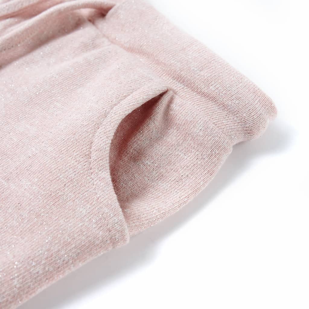 Kids' Shorts with Drawstring Light Pink 128
