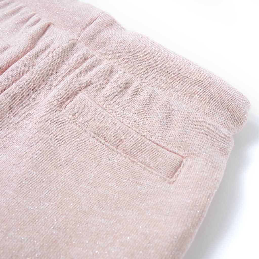 Kids' Shorts with Drawstring Light Pink 128