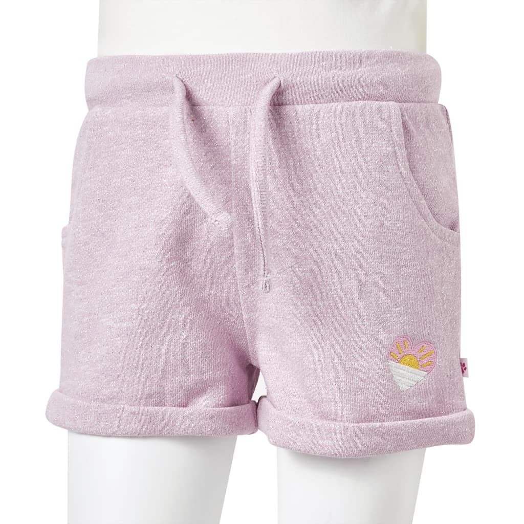 Kids' Shorts with Drawstring Purple 140