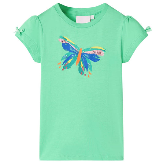 Kinder-T-Shirt Hellgrün 104
