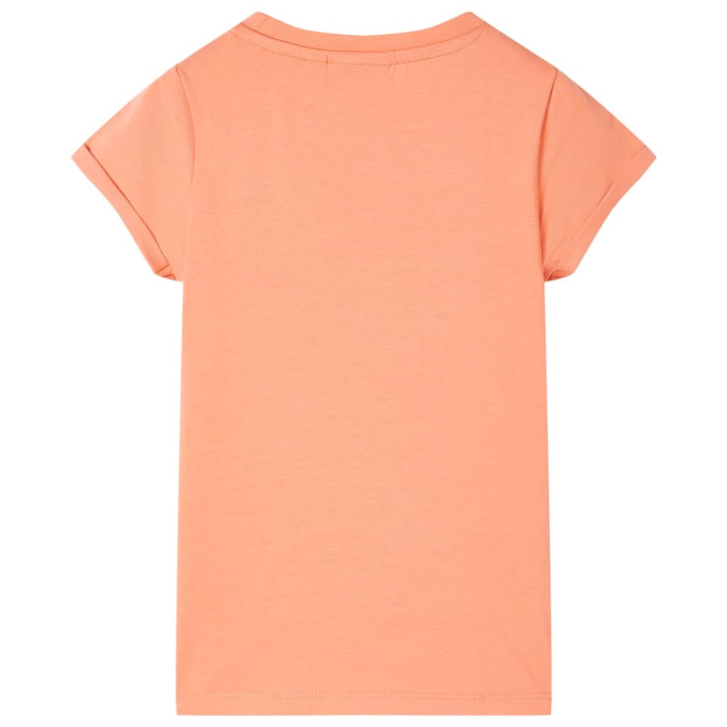 T-shirt enfant couleur pêche 128
