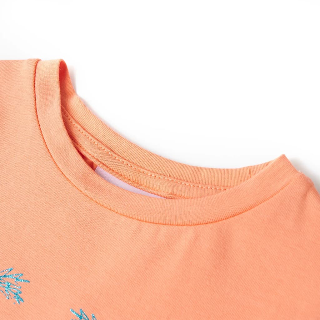 T-shirt enfant couleur pêche 128