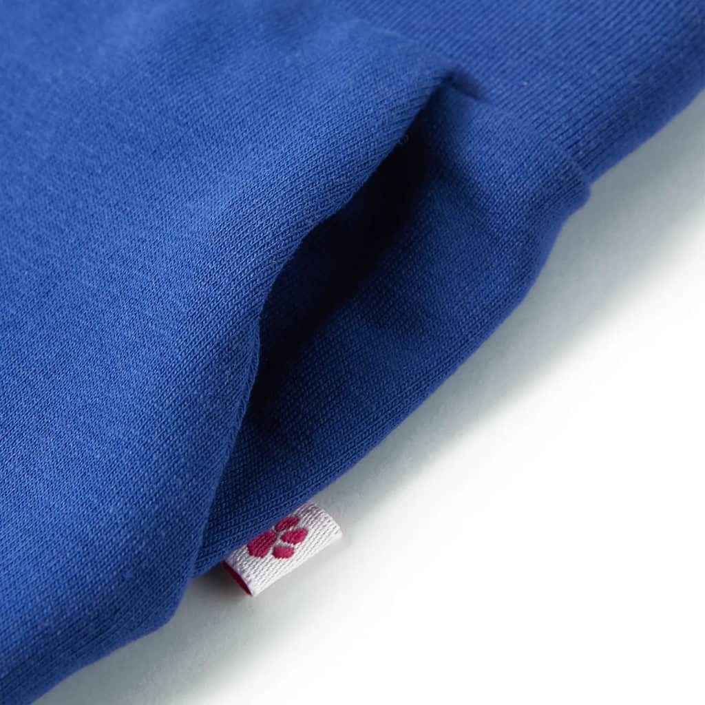 Pantalon large pour enfant bleu cobalt 104
