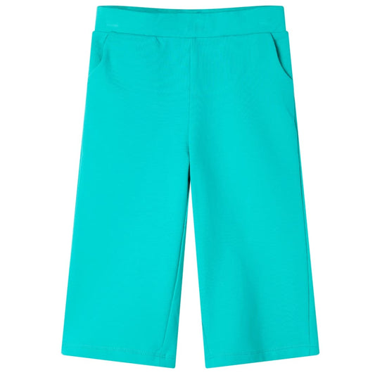 Kinderhose mit Weiten Beinen Minzgrün 116