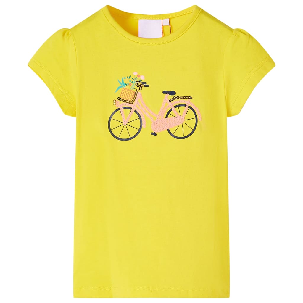 T-shirt enfant jaune 128
