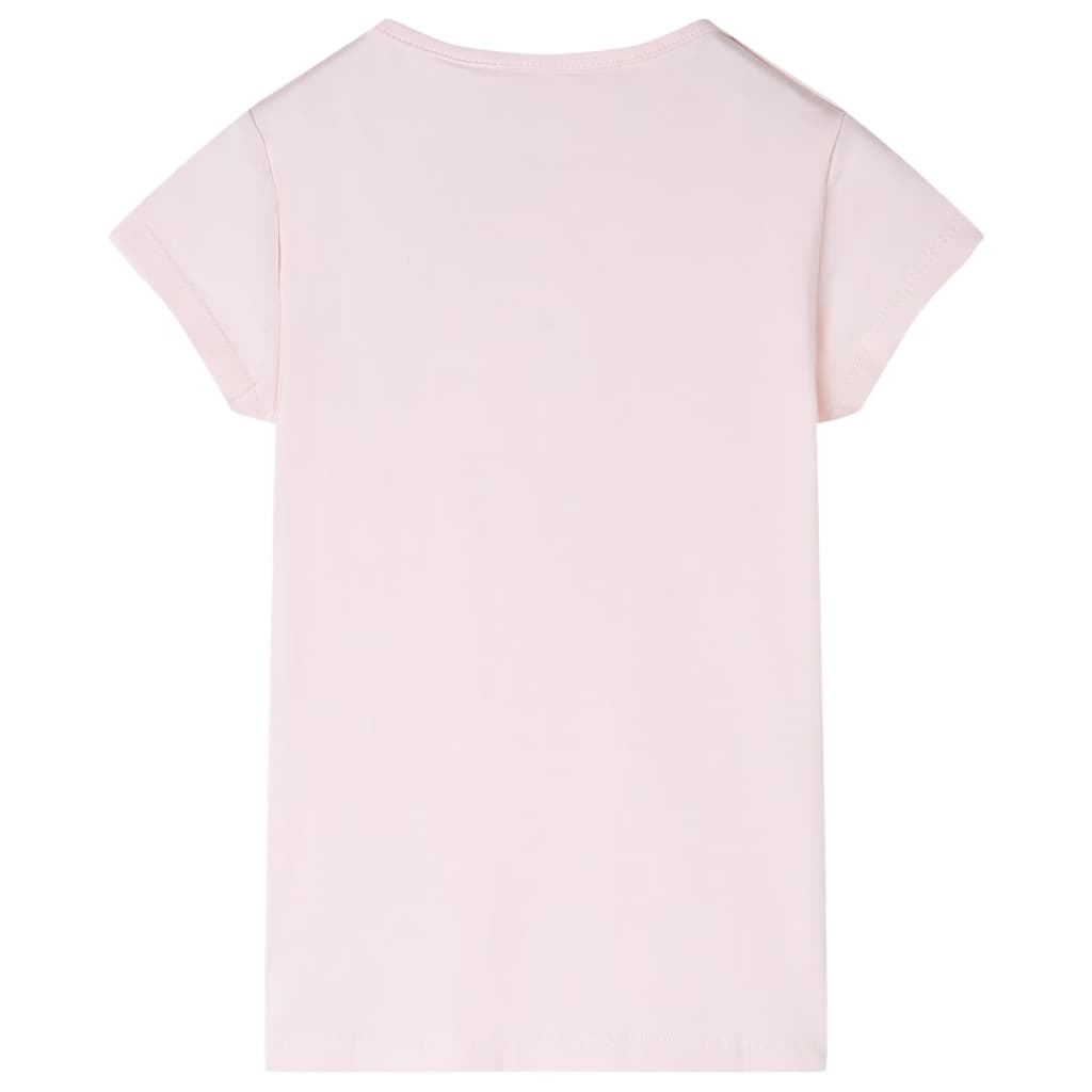 T-shirt enfant rose pâle 140