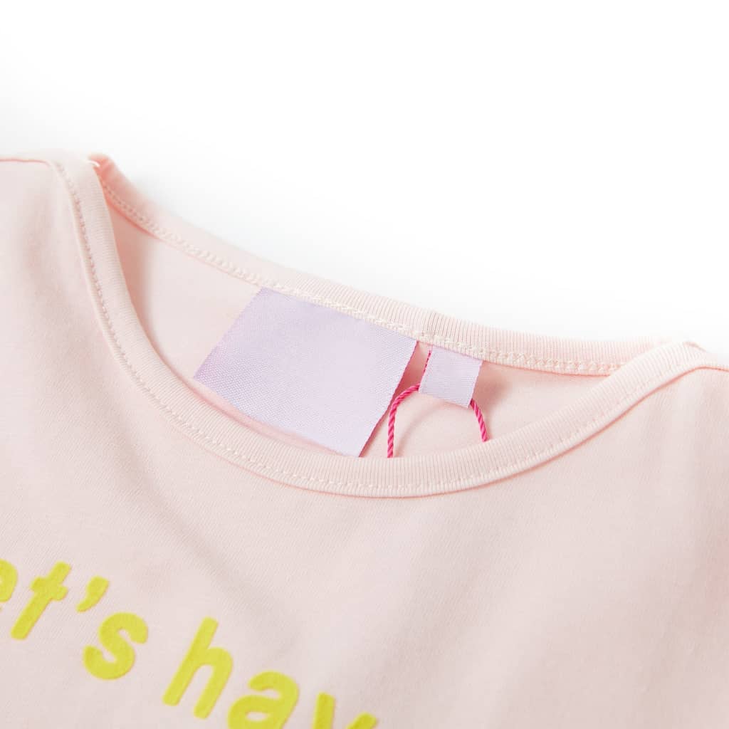 T-shirt enfant rose pâle 140