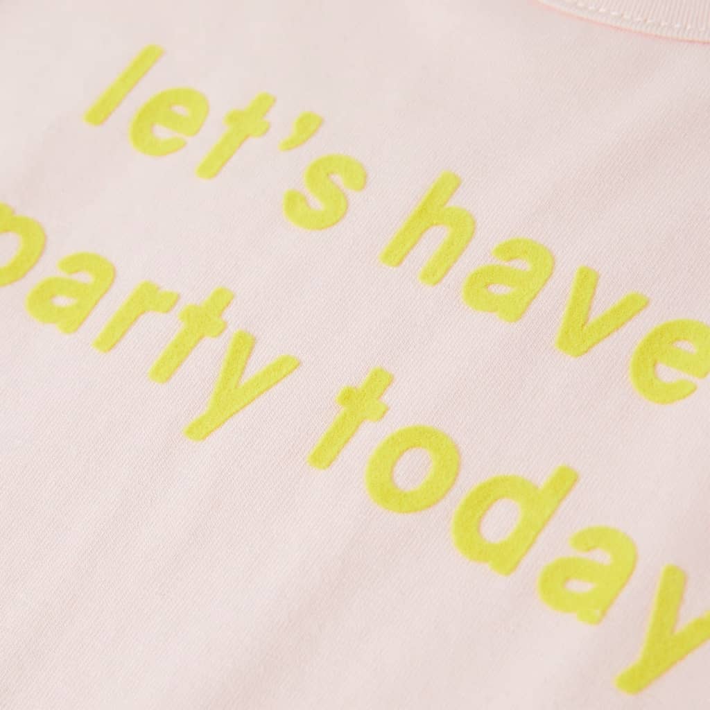 T-shirt enfant rose pâle 140