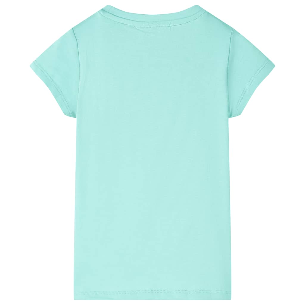 T-shirt enfant vert menthe clair 128