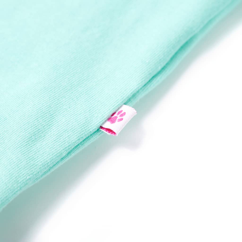 T-shirt enfant vert menthe clair 128