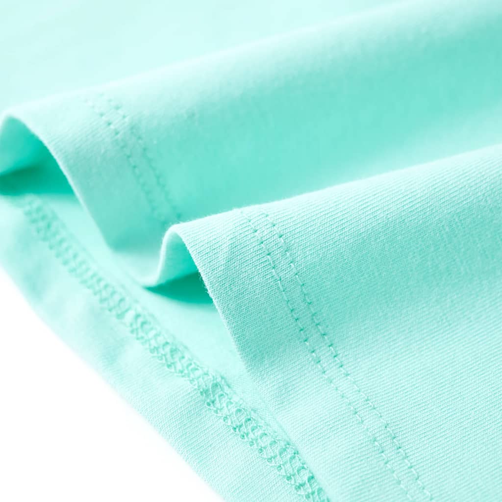 T-shirt enfant vert menthe clair 140