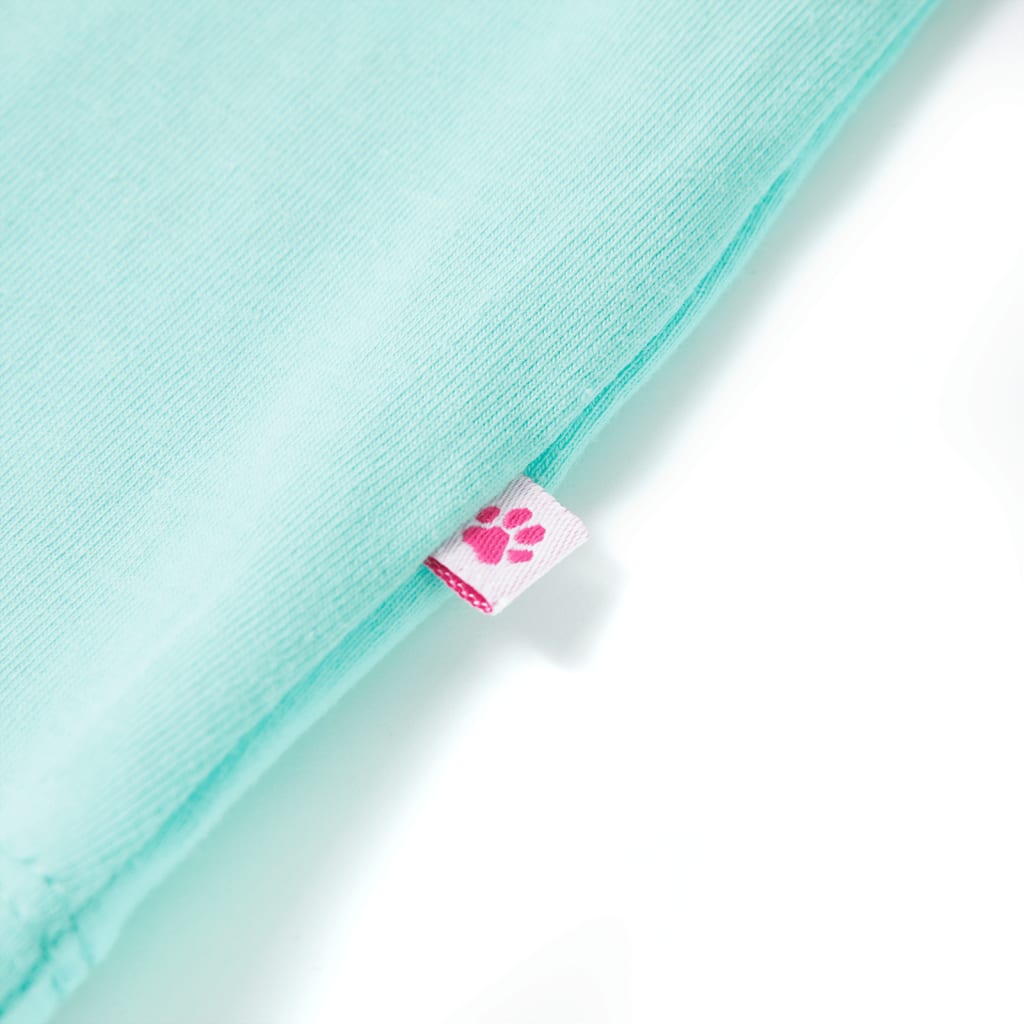 T-shirt enfant vert menthe clair 140