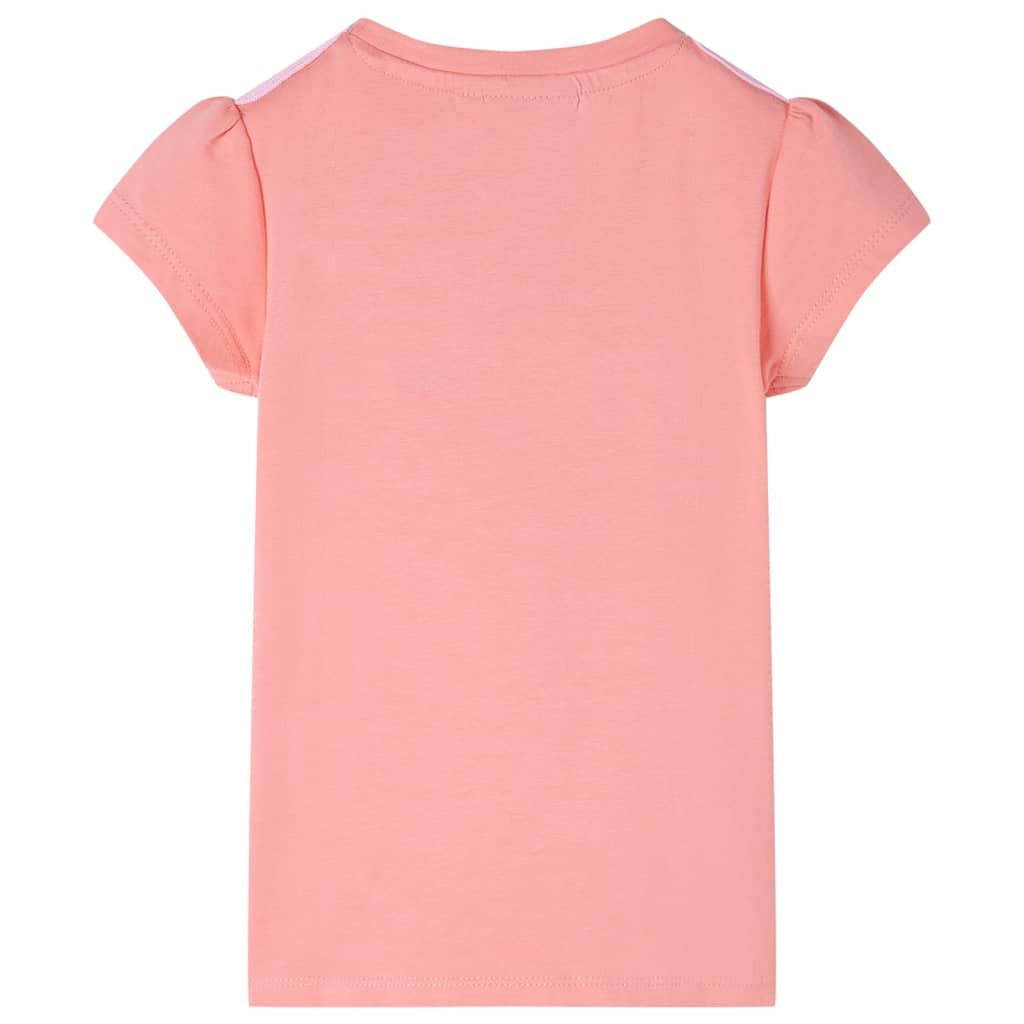 T-shirt enfant rose corail 104