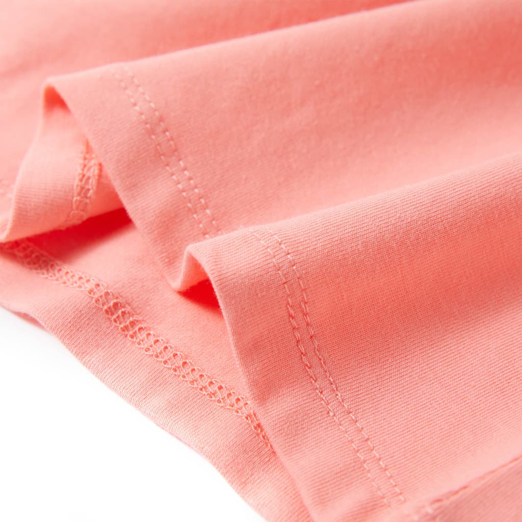 T-shirt enfant rose corail 104