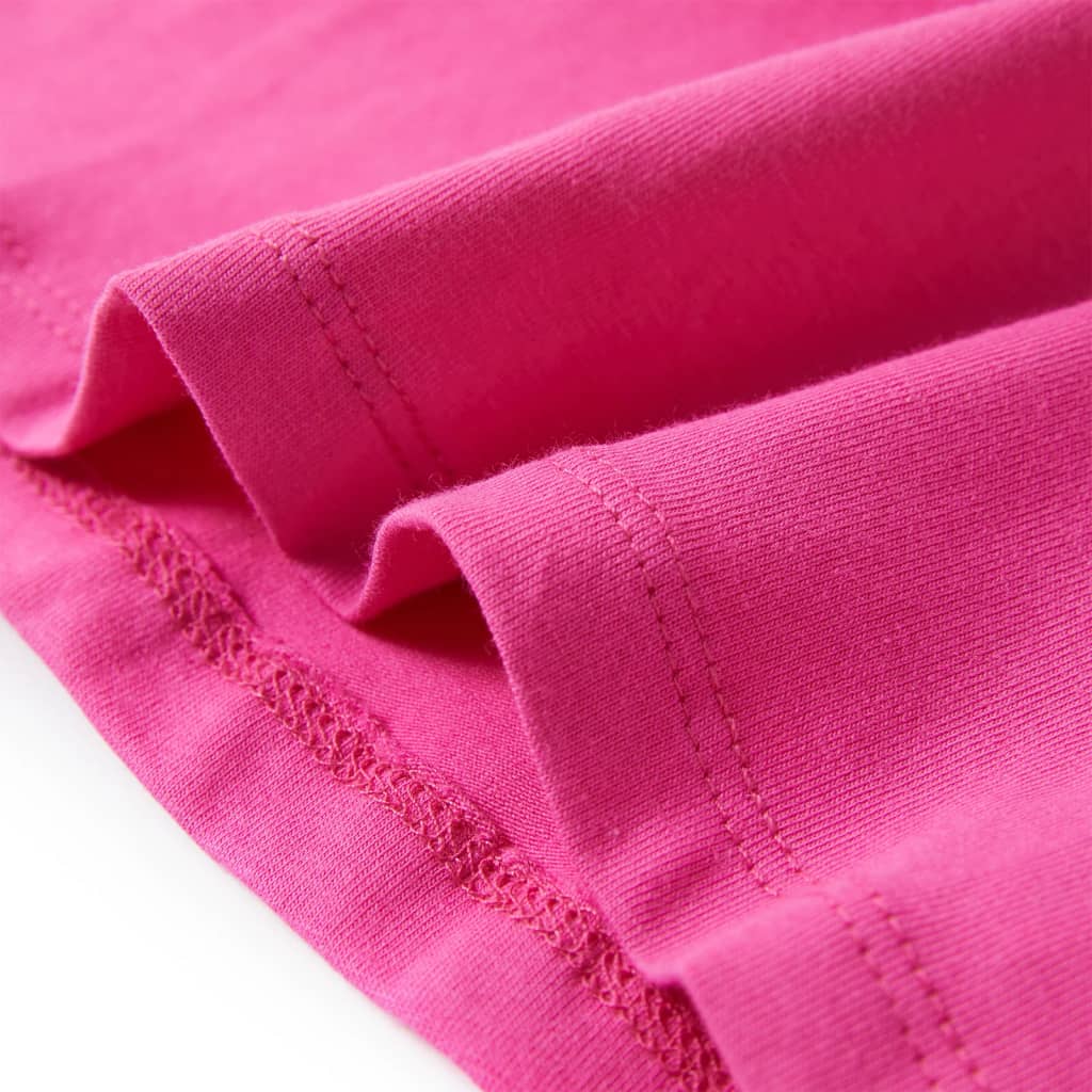 T-shirt enfant rose foncé 140
