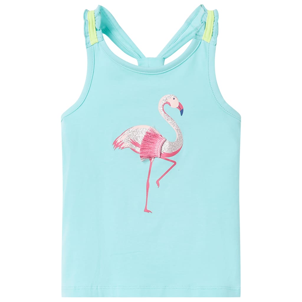 Kinder-Tanktop Helles Minzgrün 116