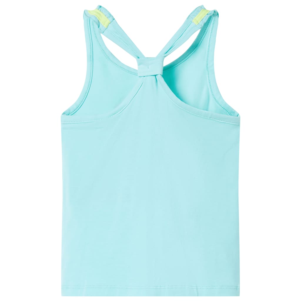 Kinder-Tanktop Helles Minzgrün 116